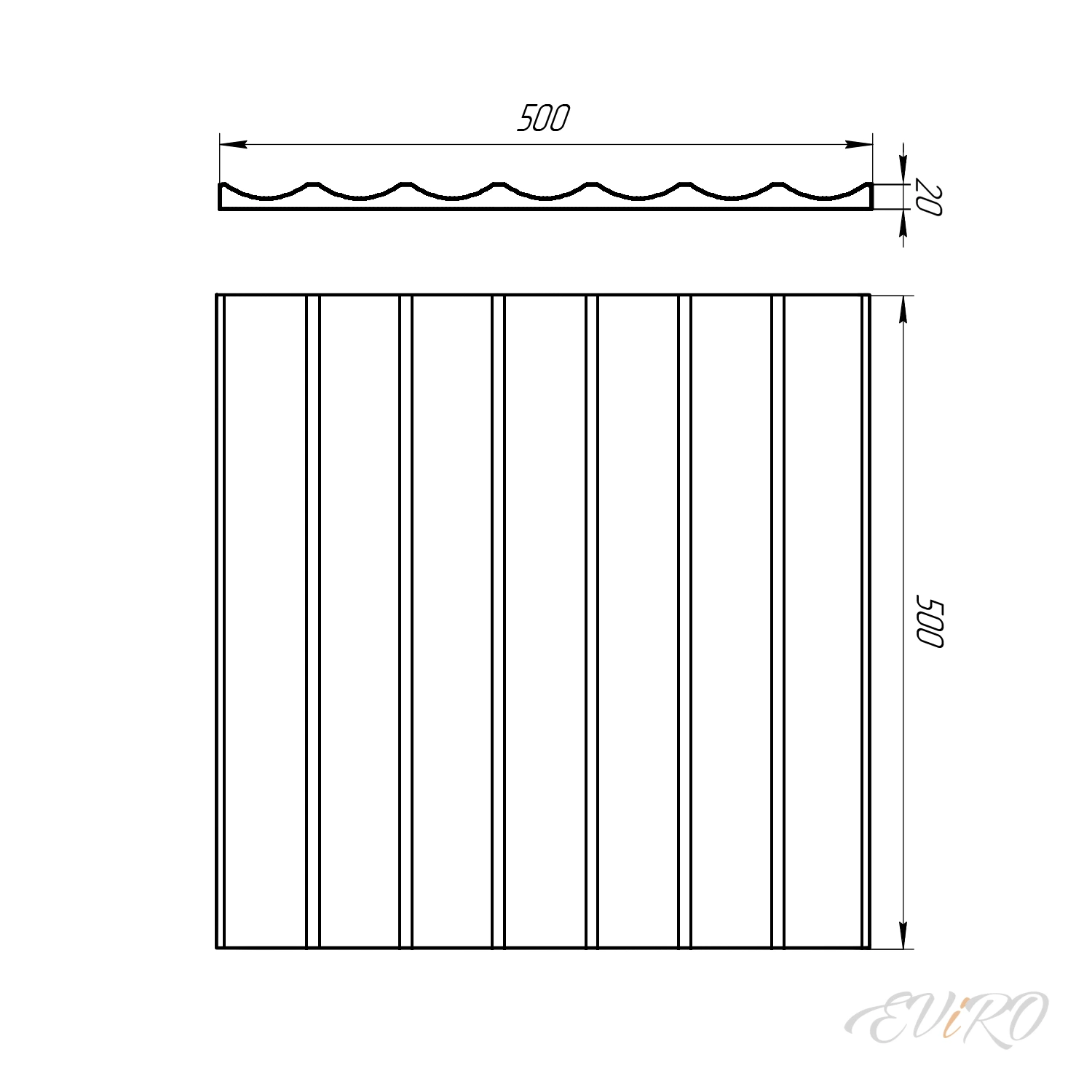 Гипсовая 3D панель EViRO Спарта