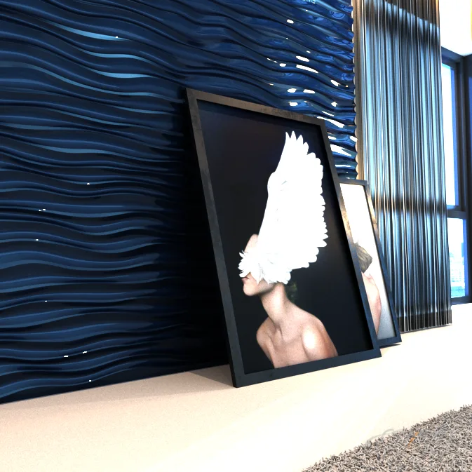 Стеновые панели 3д Aqua