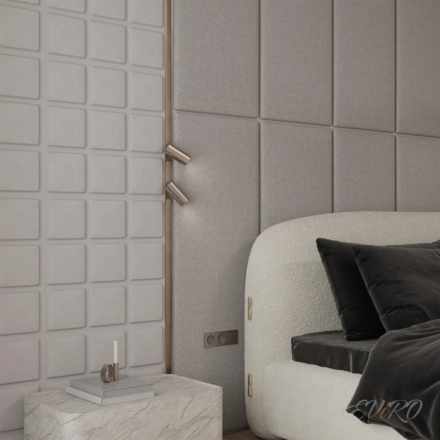 Гипсовая 3D панель EViRO Кубы