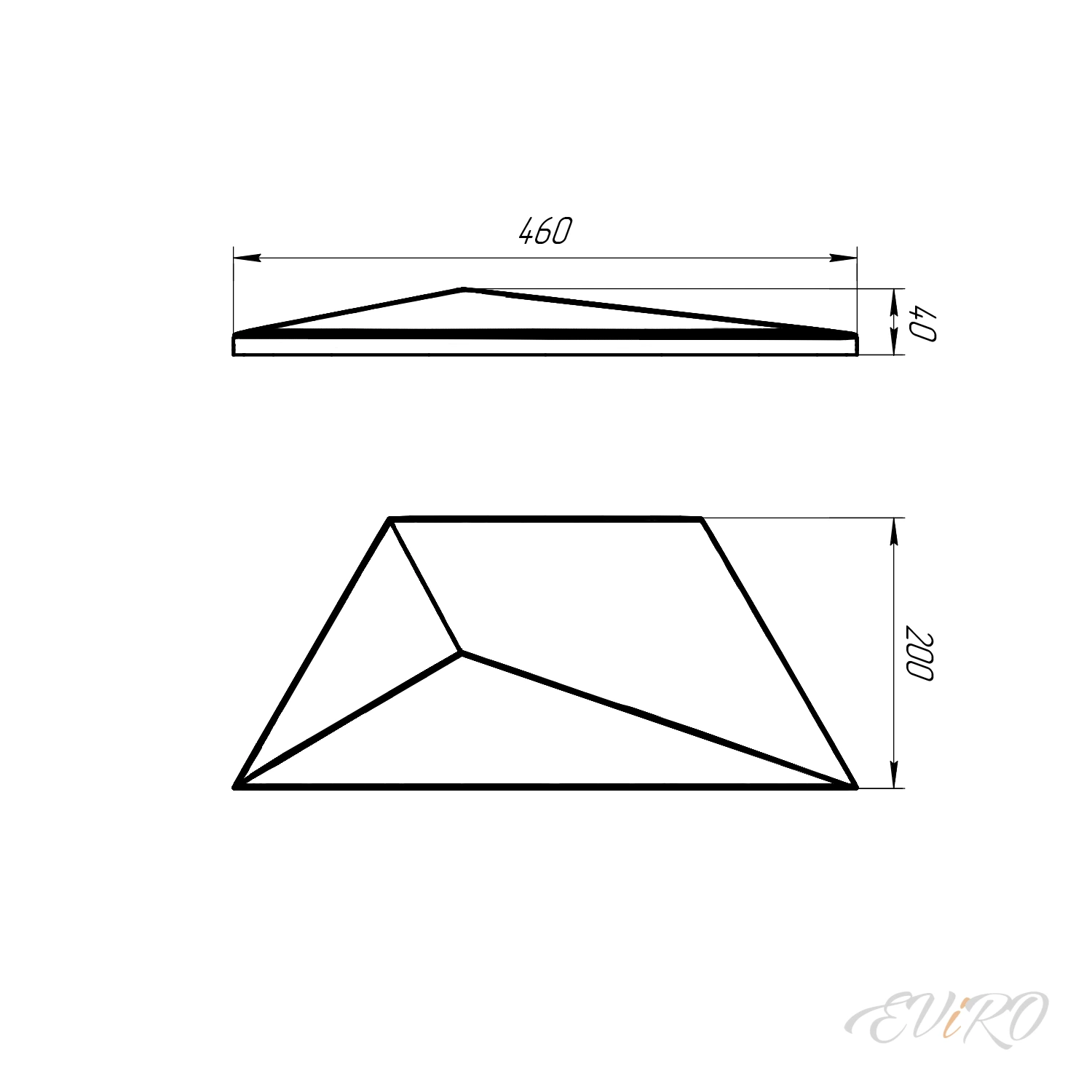 Гипсовая 3D панель EViRO Ледник