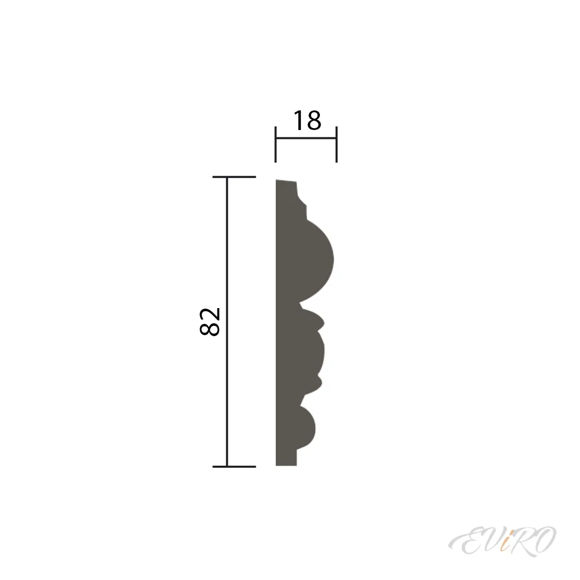 Молдинг EViRO Модель 1.51.358