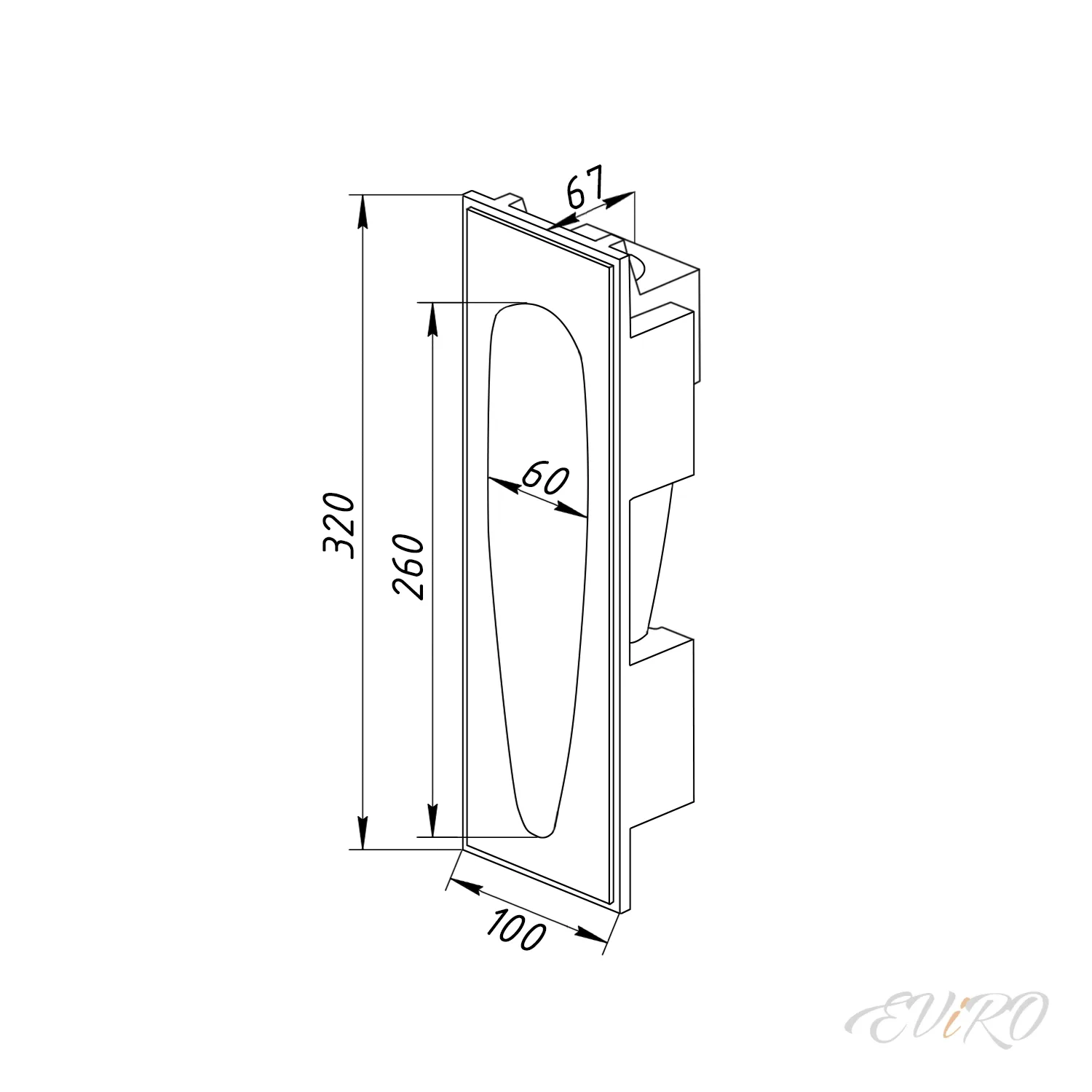 Стеновой светильник EViRO ВСС 5