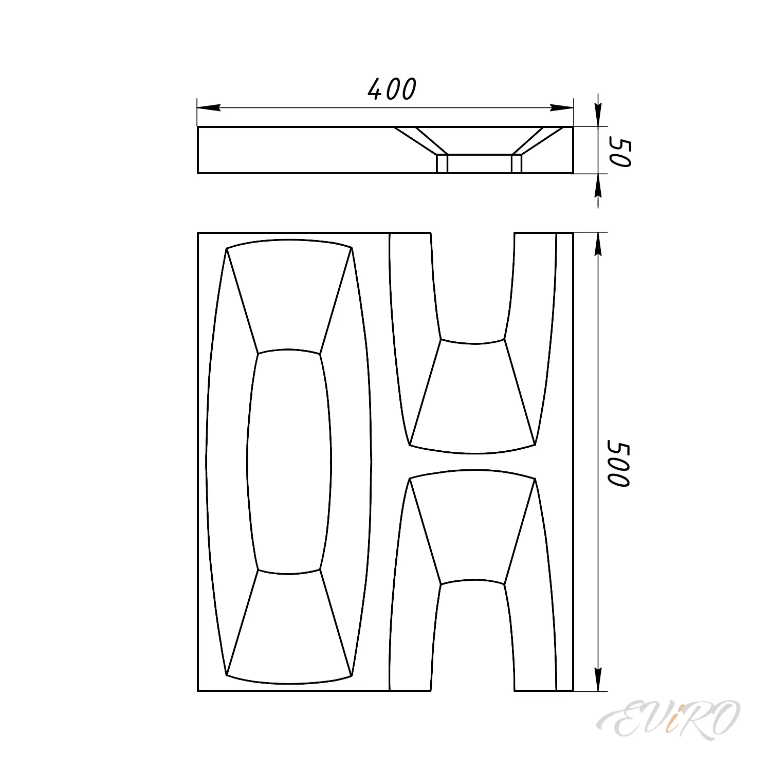 Гипсовая 3D панель EViRO Apollo Panel