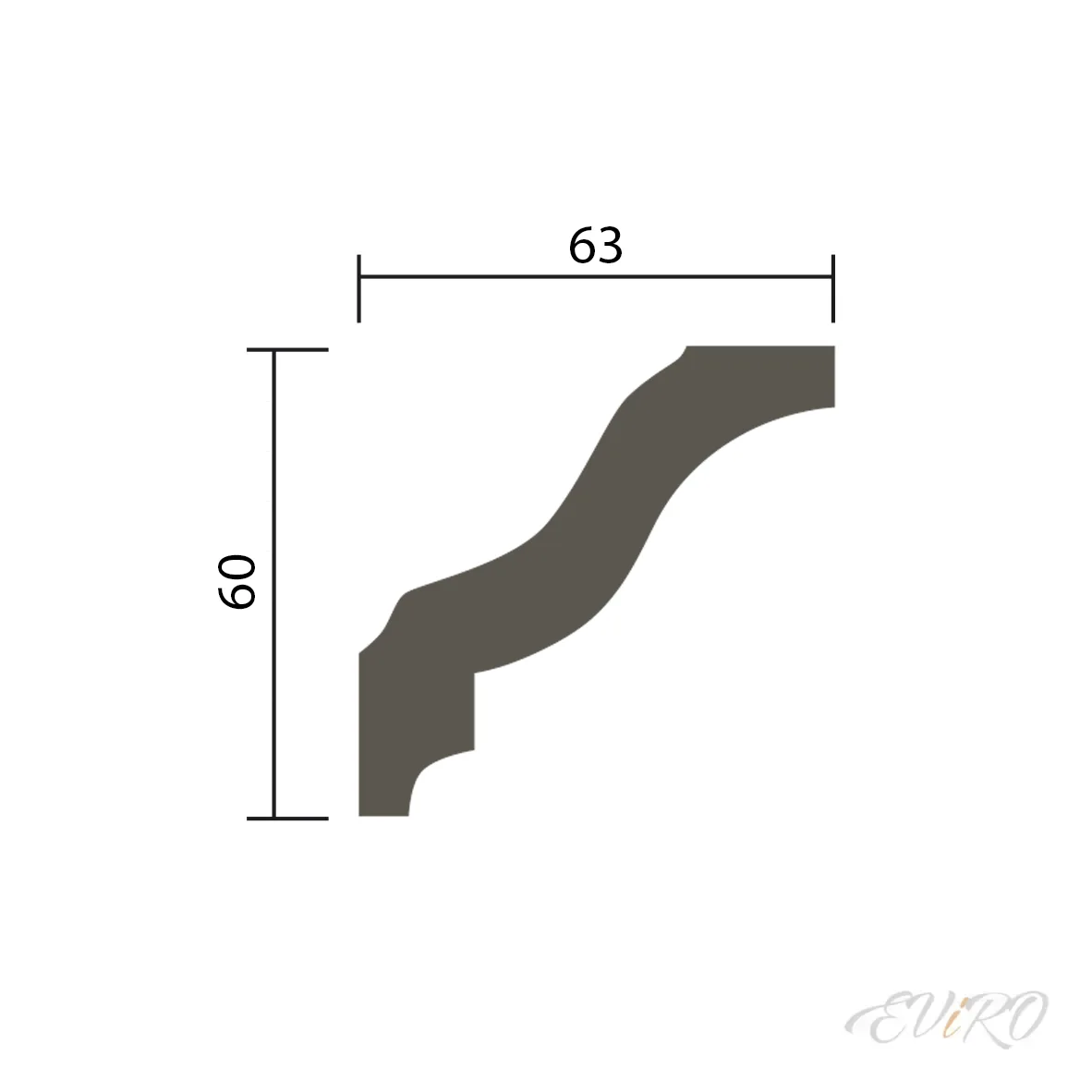 Карниз EViRO Модель 1.50.105
