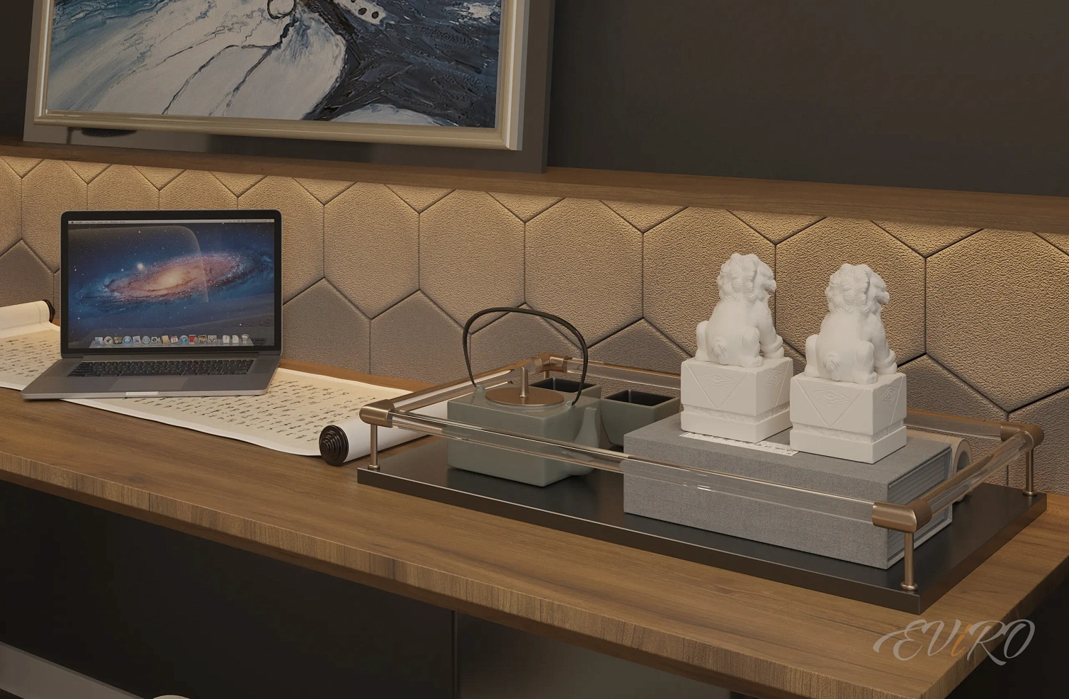 Гипсовая 3D панель EViRO Соты