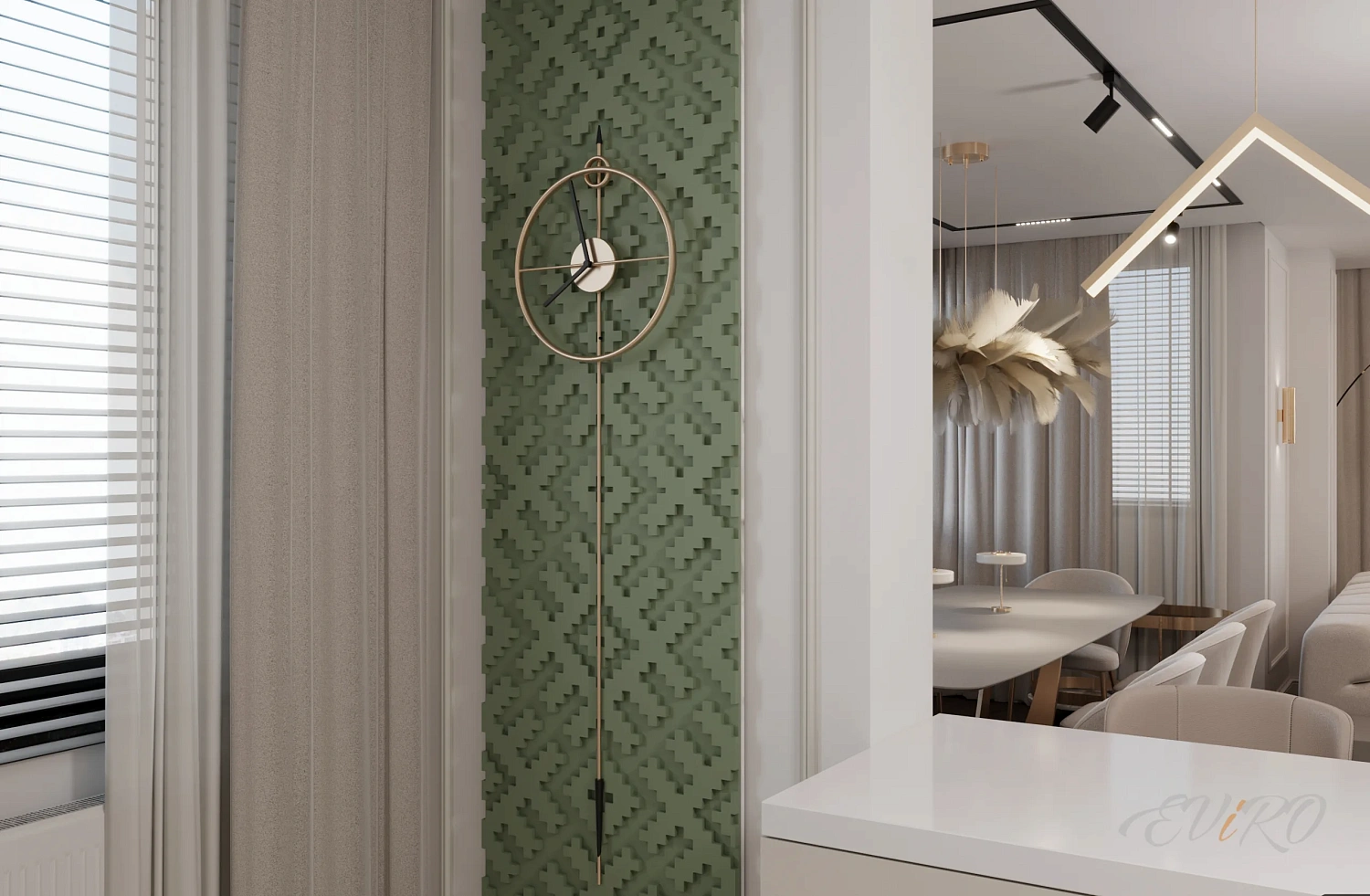 Гипсовая 3D панель EViRO Орнамент