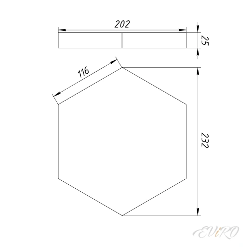 Гипсовая 3D панель EViRO Соты