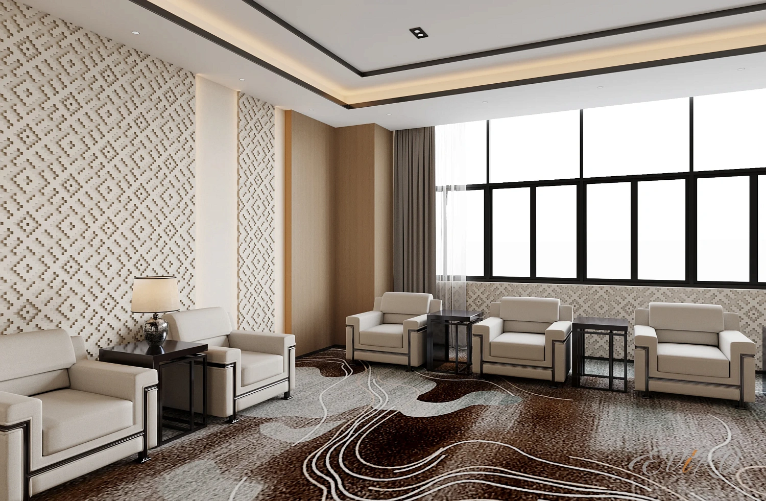 Гипсовая 3D панель EViRO Орнамент