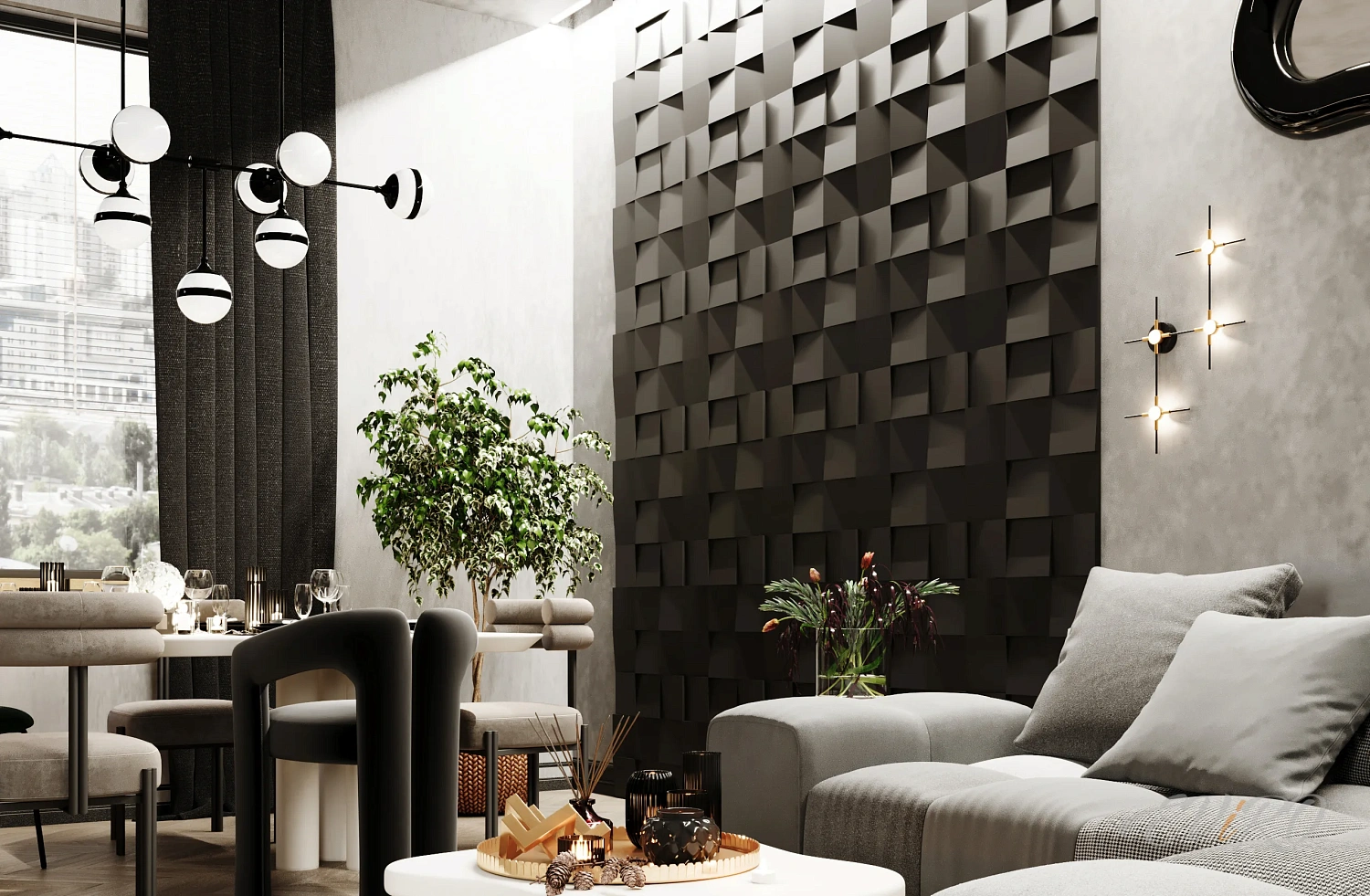 Подсветка, направленная на рельеф EViRO