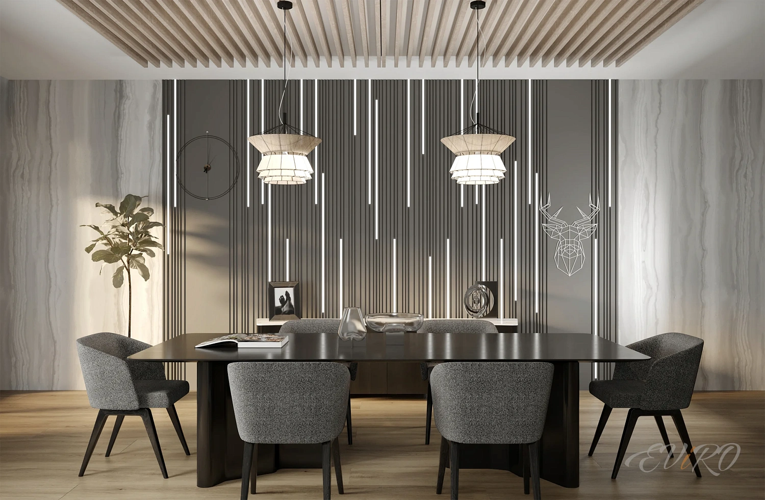 Реечные панели LED Barcode