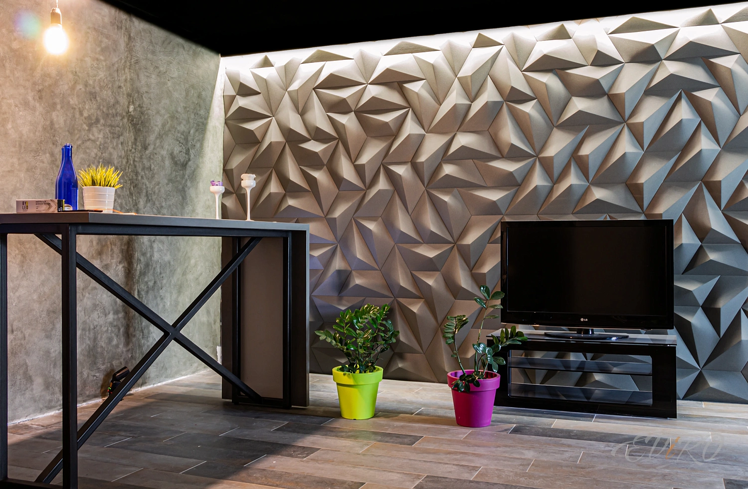 Подсветка, направленная на рельеф EViRO