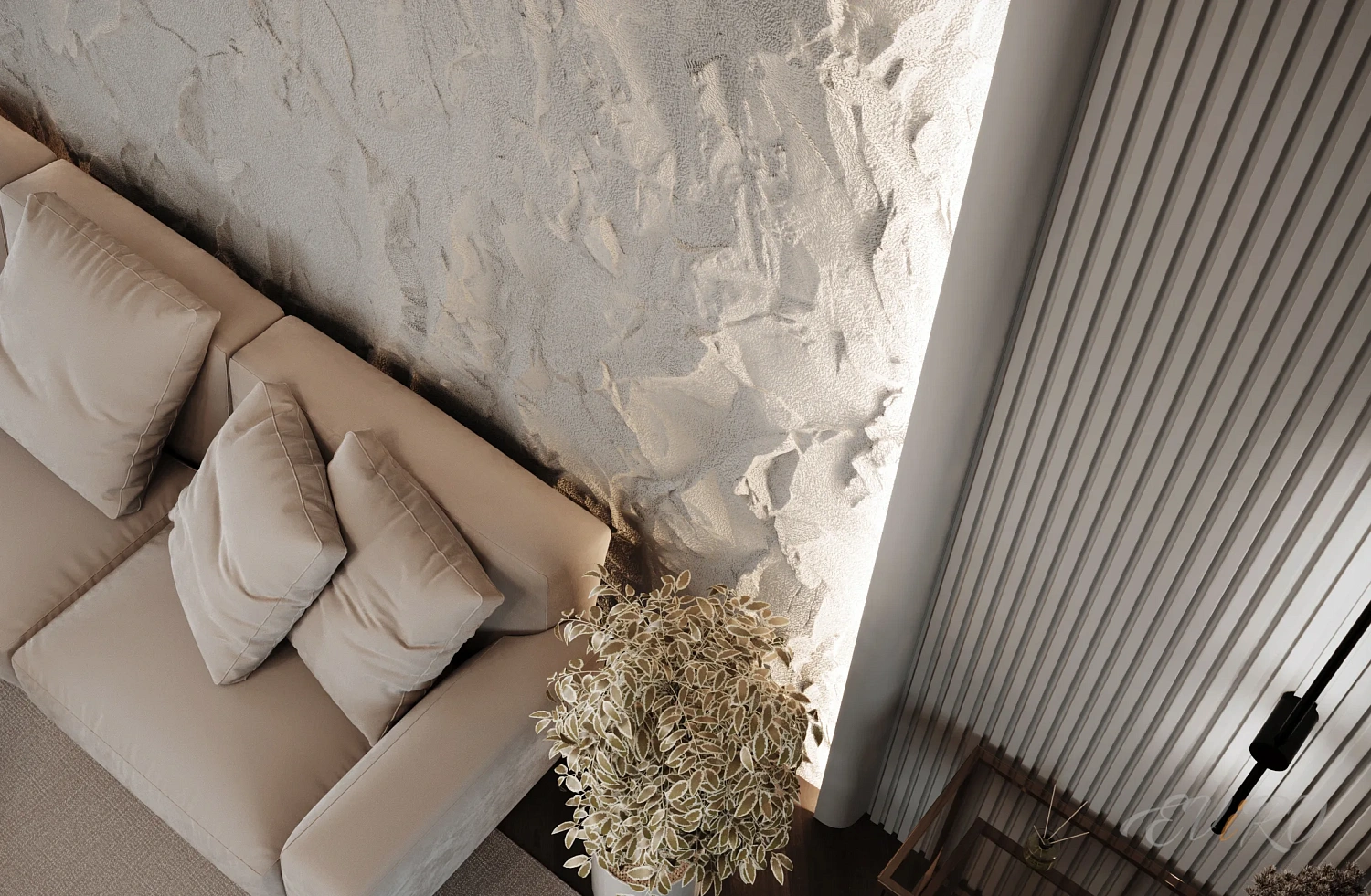 Подсветка, направленная на рельеф EViRO