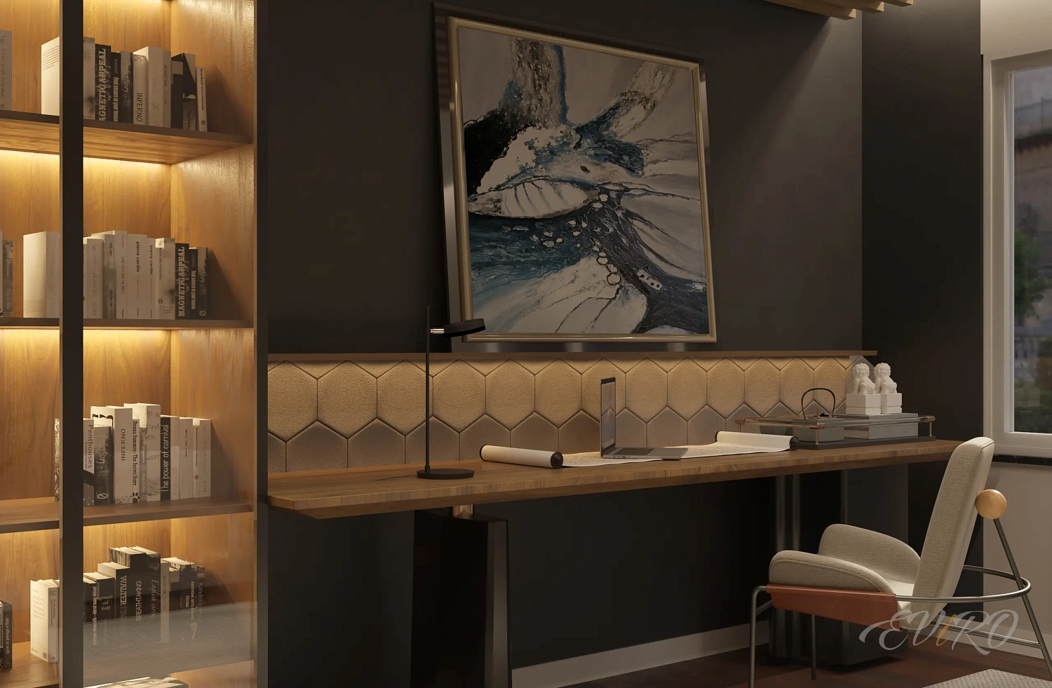 Гипсовая 3D панель EViRO Соты