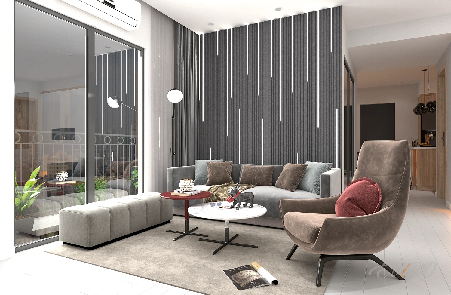 Реечные панели LED Barcode