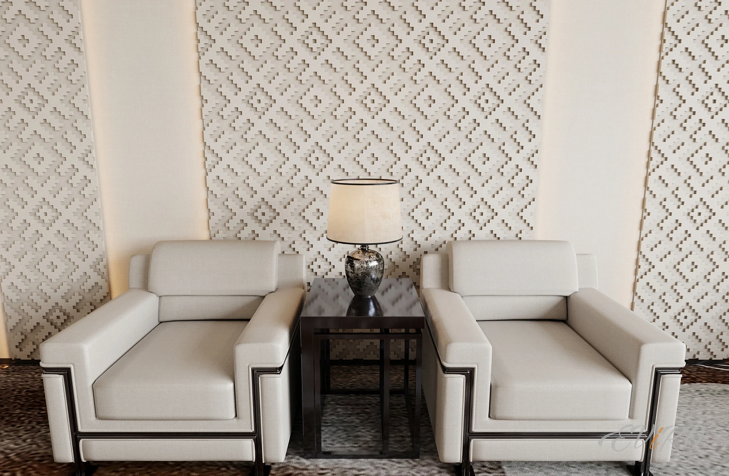 Гипсовая 3D панель EViRO Орнамент